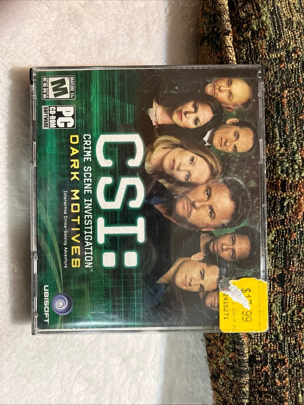 CSI: Dark Motives PC Game - Green Cover